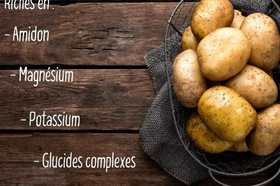 Composants de la pomme de terre