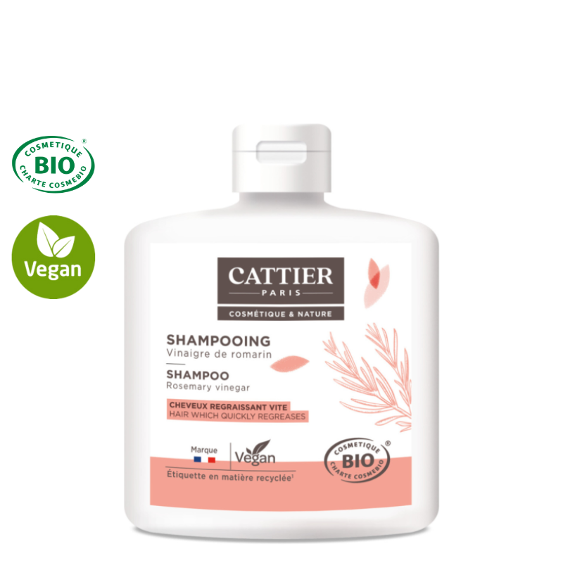 Shampooing - Cheveux regraissant vite certifié Bio