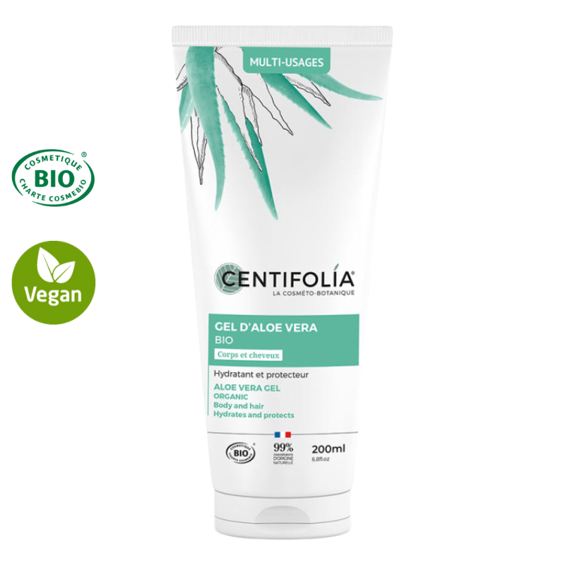 Gel d Aloe Vera Bio Centifolia - Pure & équitable