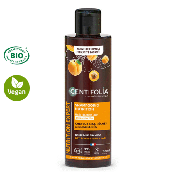 Shampoing crème nutrition certifié Bio - Cheveux secs 200ml