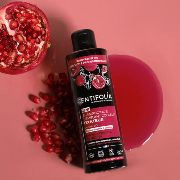 Shampoing & démêlant couleur fixateur 2en1 certifié Bio