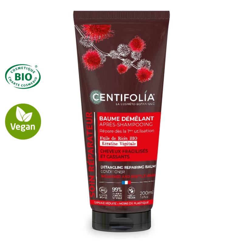 Baume démêlant réparateur après-shampoing Bio - Cheveux cassants & fragiles