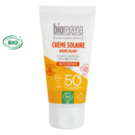 Écran solaire Bébé SPF50+ certifiée Bio - Baume - Visage & Zones Délicates - Dès 6 mois
