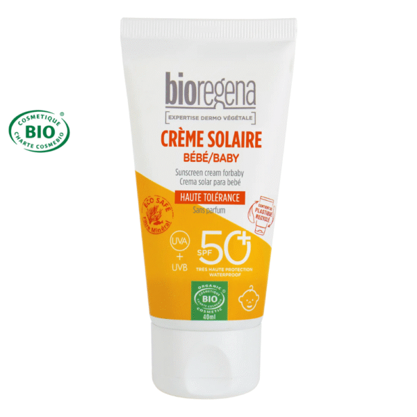 Écran solaire Bébé SPF50+ certifiée Bio - Baume - Visage & Zones Délicates - Dès 6 mois
