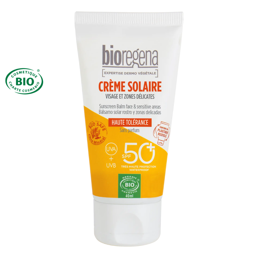 Écran solaire SPF50+ certifiée Bio - Baume - Visage & Zones Délicates