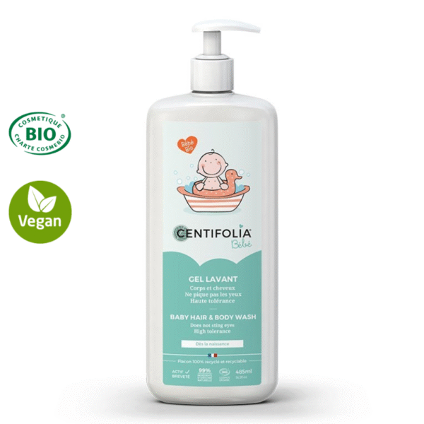 Gel lavant bébé certifié Bio - Nettoyant, hydratant & apaisant