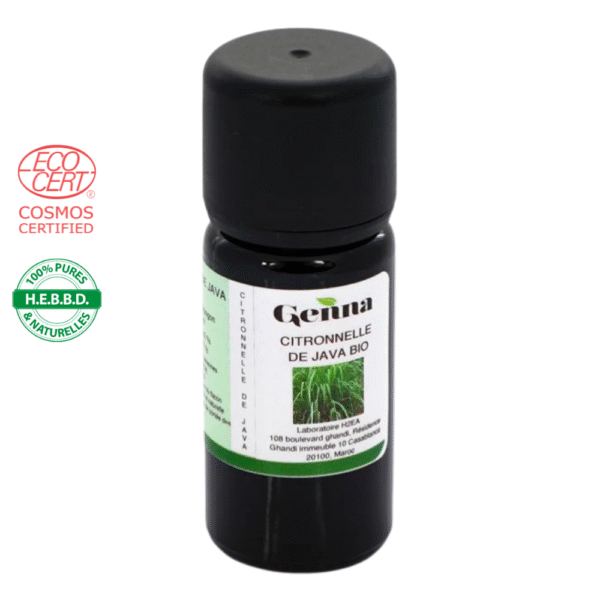 Huile essentielle de citronnelle certifiée Bio