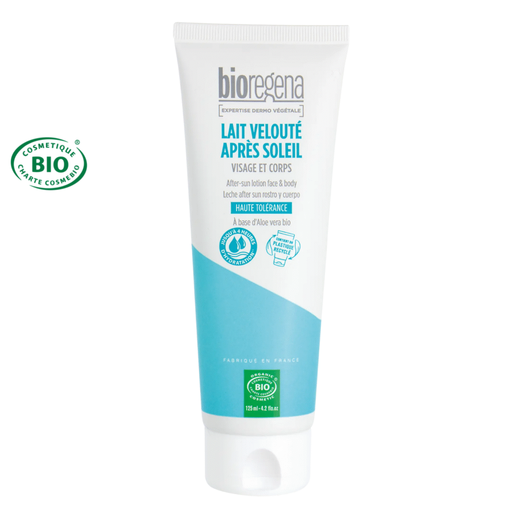 Lait velouté après soleil visage & corps certifié Bio - adultes & enfants - Dès 6 ans