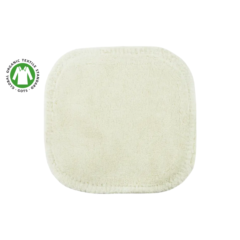 Carré à démaquiller lavable en coton Bio