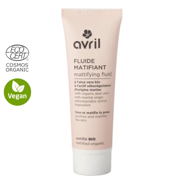 Fluide matifiant – Réduit l'excès de sébum, resserre les pores & lisse la peau