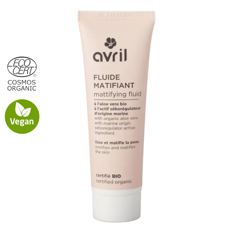 Fluide matifiant – Réduit l'excès de sébum, resserre les pores & lisse la peau