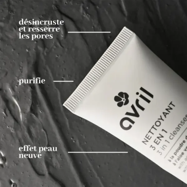 Nettoyant 3 en 1 – Nettoyant, exfoliant & masque