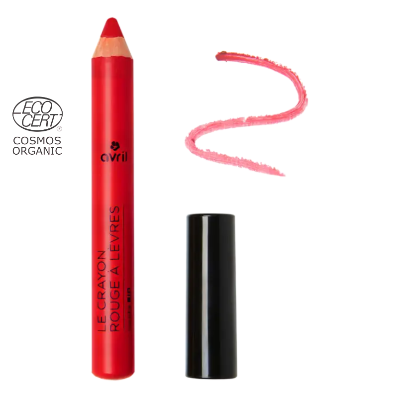Crayon rouge à lèvres Châtaigne certifié bio