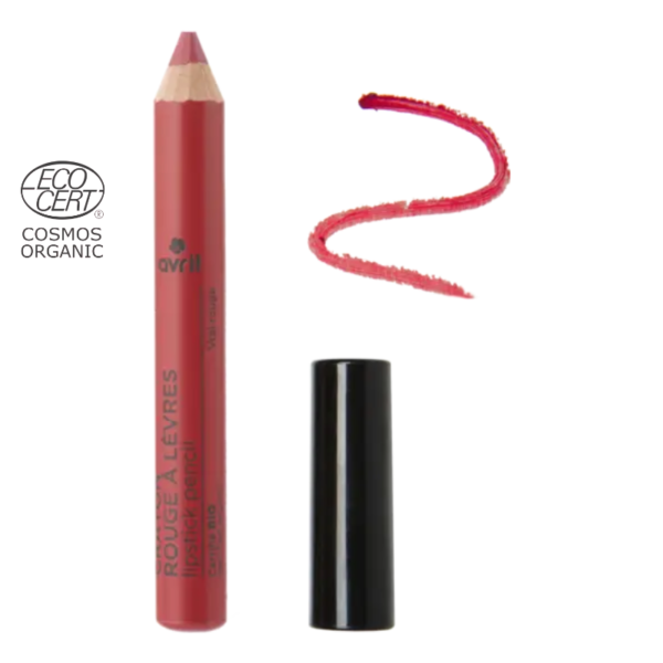 Crayon rouge à lèvres Vrai Rouge certifié Bio