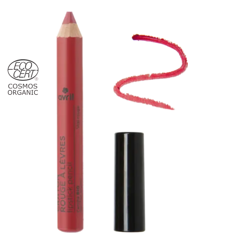 Crayon rouge à lèvres Vrai Rouge certifié Bio