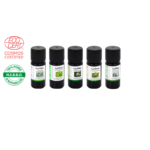 Pack Hiver immunité vacance voyage Lot de 5 Huiles essentielles certifiées Bio Cosmos Organic par Ecocert - Huile essentielle d'Eucalyptus Radiata