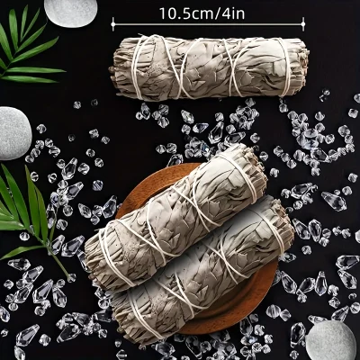 Fagot de Sauge Blanche Californienne - Salvia Apiana Purificatrice - 100% Naturelle4