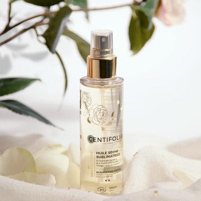 Huile sèche sublimatrice 3en1 certifiée Bio - Aux 5 huiles précieuses