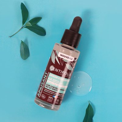Sérum concentré apaisant certifié Bio – 4x moins de démangeaisons du cuir chevelu